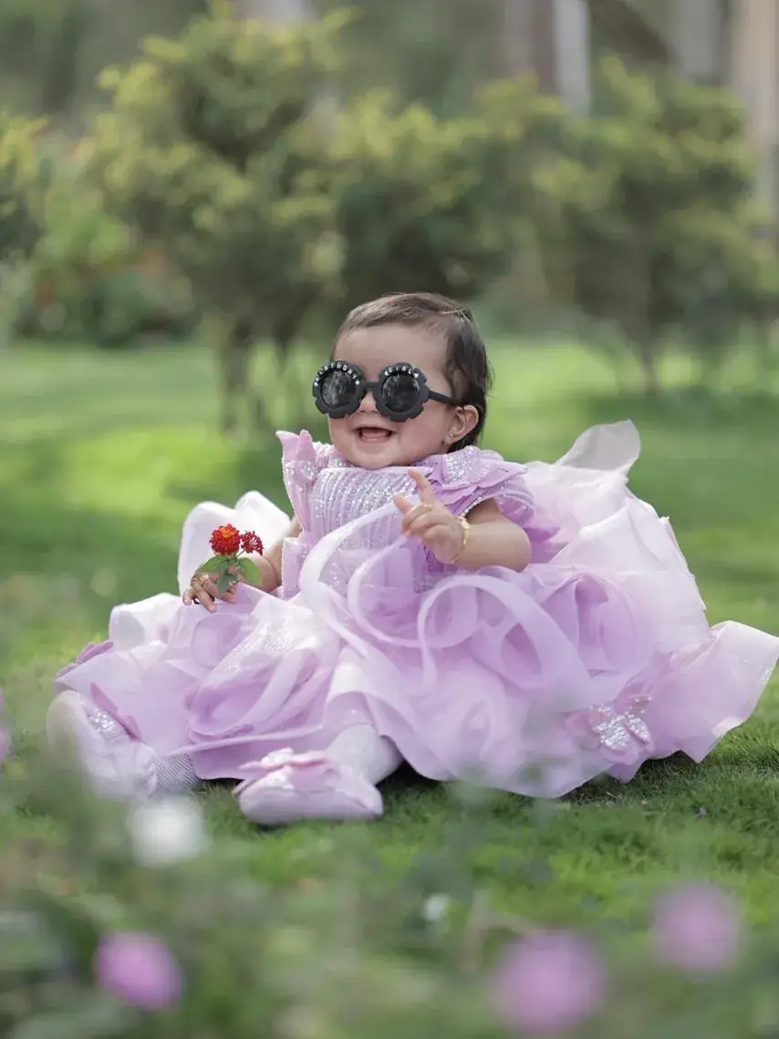 Dress for a 1 year old girl's birthday